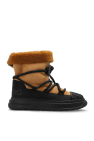Velvet boots with elastic