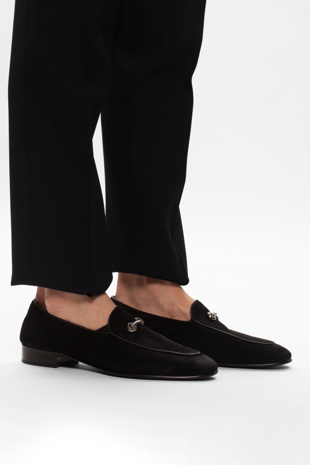 Giuseppe Zanotti Zamszowe buty typu ‘loafers’