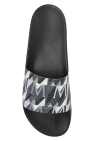 Moncler BLACK Rubber Slides 'Basile'
