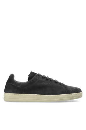 Suede sports shoes