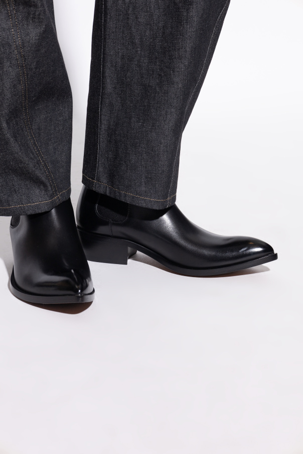 Tom Ford Lederstiefeletten mit Absatz