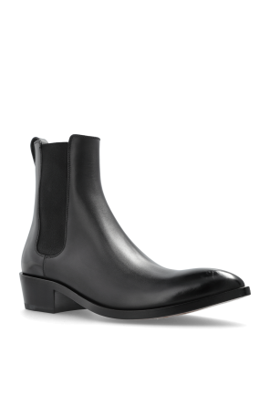 Tom Ford Lederstiefeletten mit Absatz