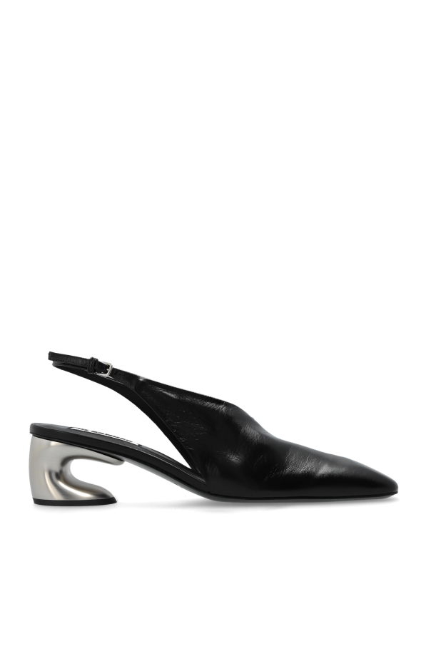 JIL SANDER Leather heeled shoes