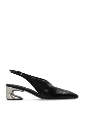 Leather heeled shoes od JIL SANDER