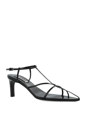 JIL SANDER Leather heeled sandals