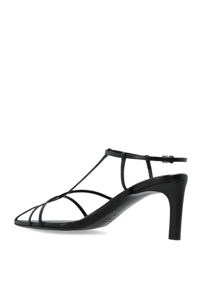 JIL SANDER Leather heeled sandals
