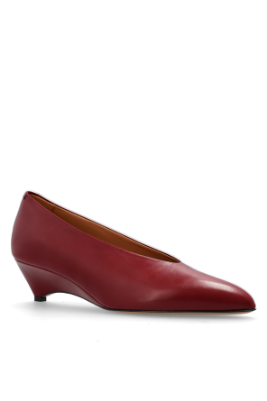 JIL SANDER Zapatos de cuero con cuña
