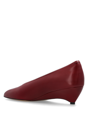 JIL SANDER Zapatos de cuero con cuña