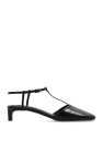 JIL SANDER BLACK Heeled shoes