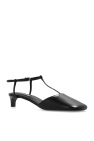 JIL SANDER BLACK Heeled shoes