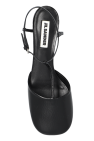 JIL SANDER BLACK Heeled shoes