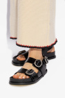 JIL SANDER BLACK Leather sandals