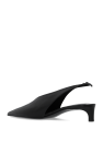 JIL SANDER BLACK Leather pumps