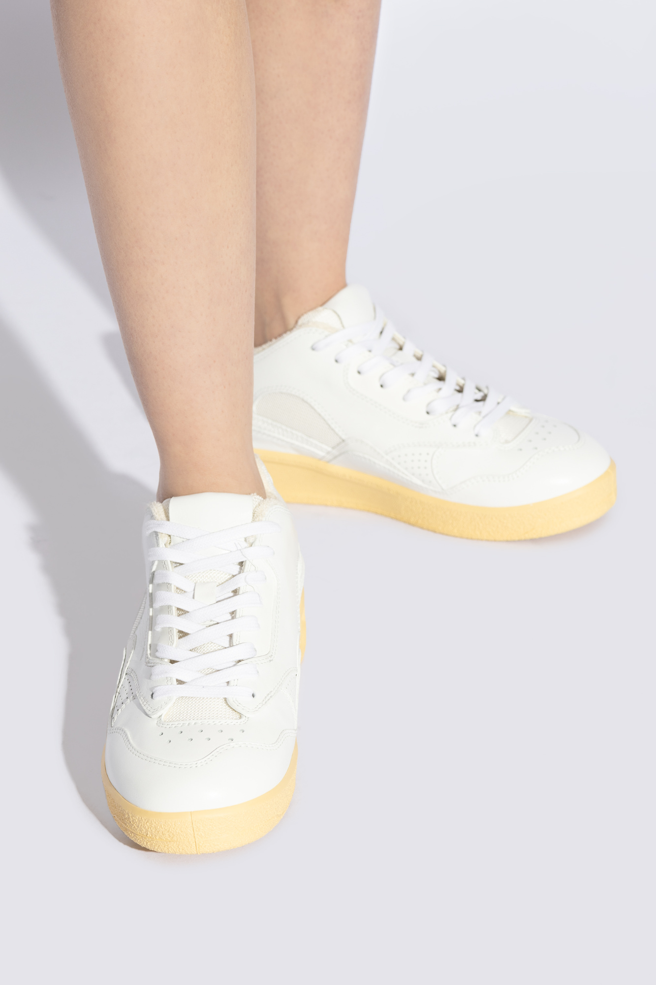 JIL SANDER Sports Bianco shoes with logo