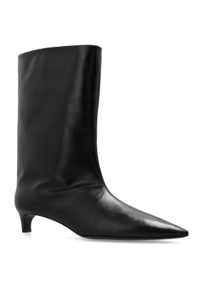JIL SANDER Leather ankle boots