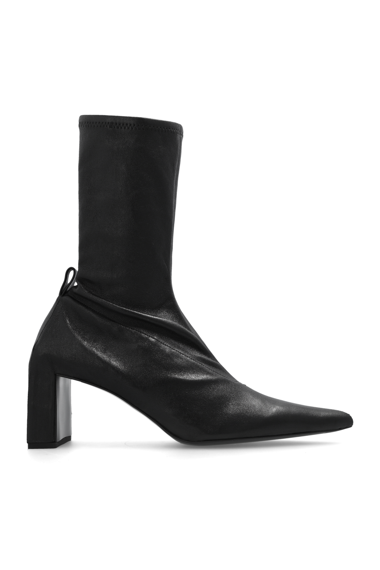 JIL SANDER Leather heeled boots | Women's Shoes | Vitkac