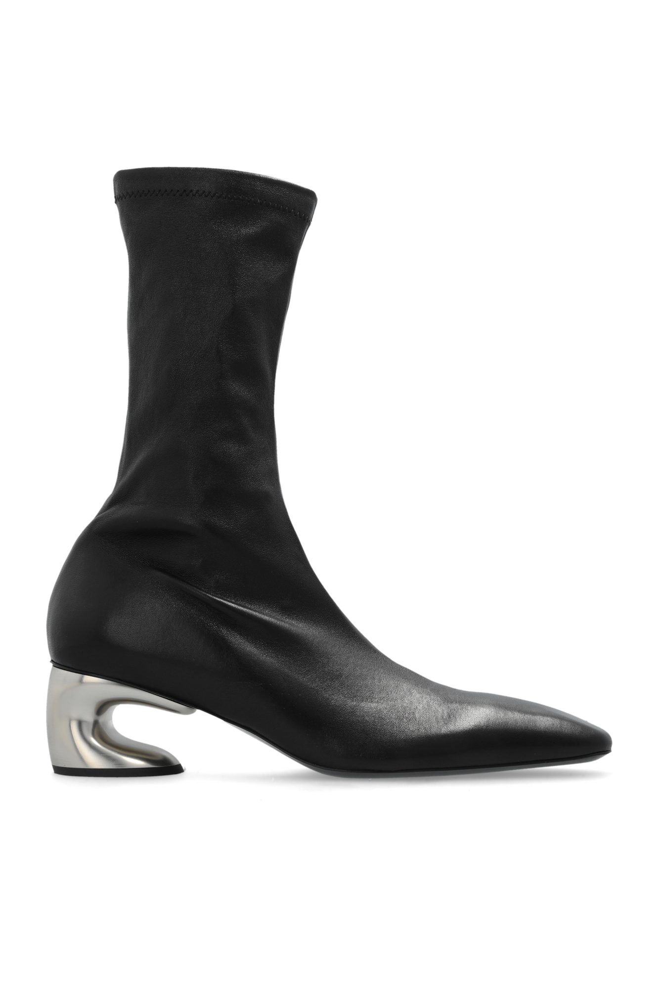 JIL SANDER Leather ankle boots