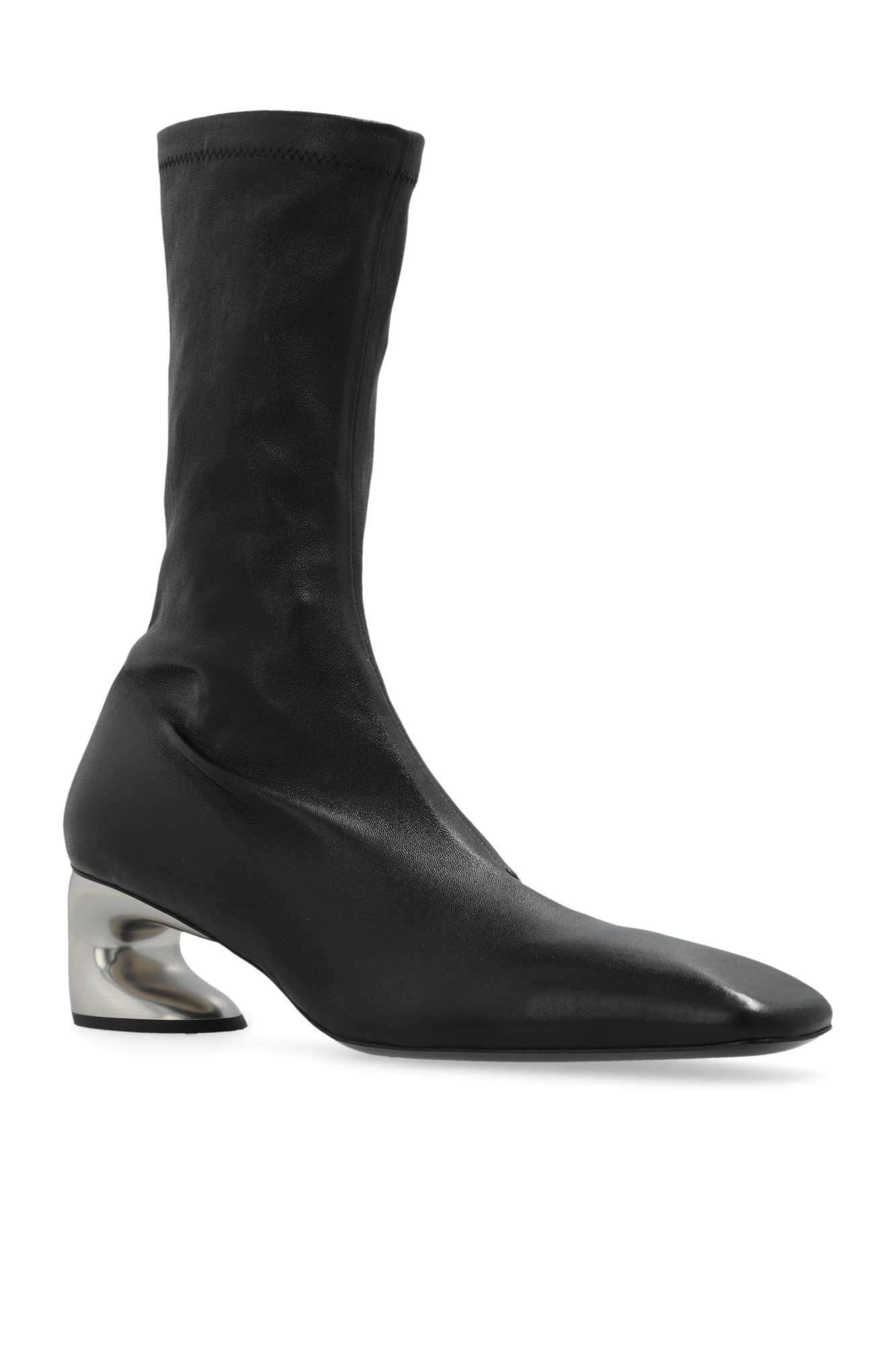 JIL SANDER Leather ankle boots