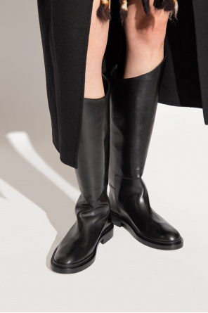 Leather boots od JIL SANDER