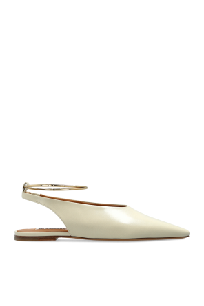 Leather ballet flats