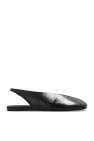 JIL SANDER BLACK Leather ballet flats