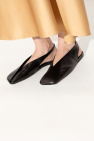 JIL SANDER BLACK Leather ballet flats