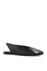 JIL SANDER BLACK Leather ballet flats