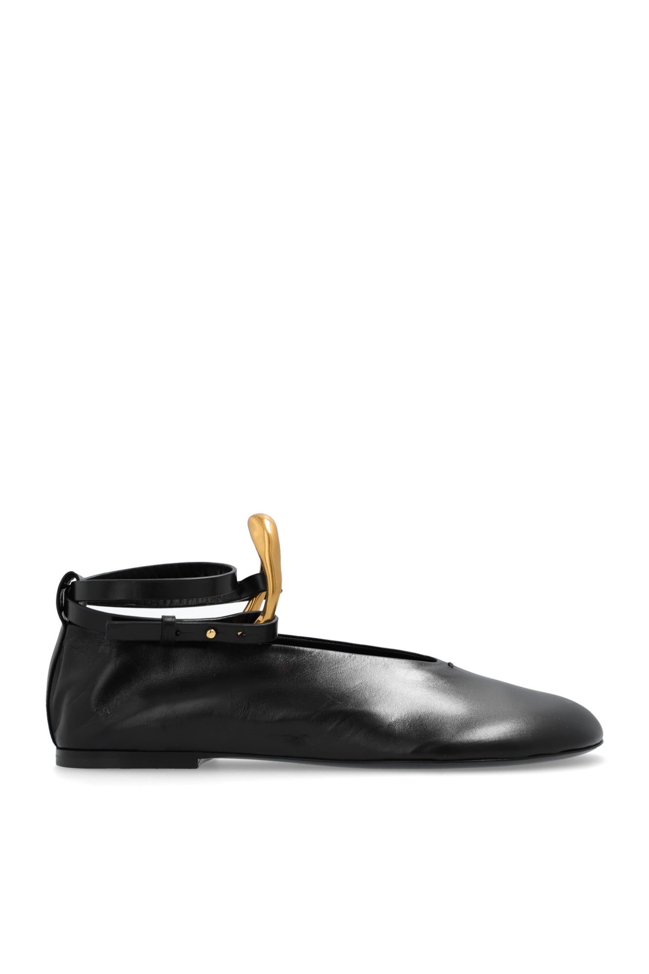 JIL SANDER Leather ballet flats