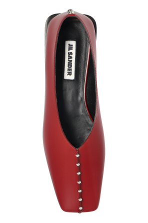 JIL SANDER Leder-Ballerinas