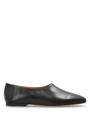 Leather ballet flats