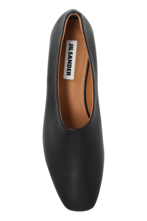 JIL SANDER Leather ballet flats