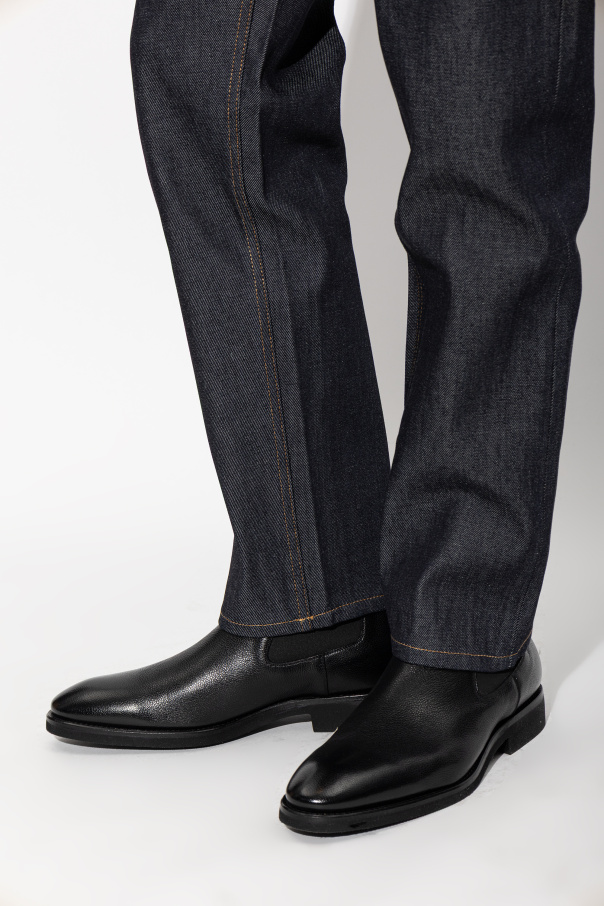 Tom Ford Leather ankle boots