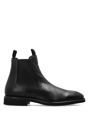 Leather ankle boots