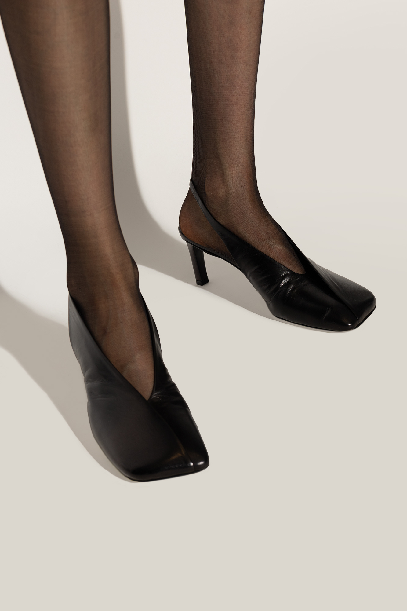 JIL SANDER Leather pumps