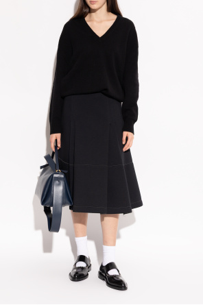 JIL SANDER Skórzane buty