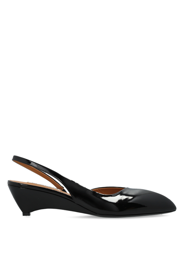 Leather wedge shoes od JIL SANDER