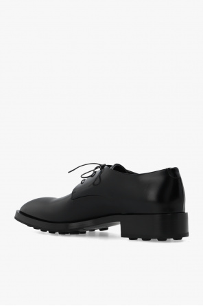 JIL SANDER London Rebel premium studded sandals in black