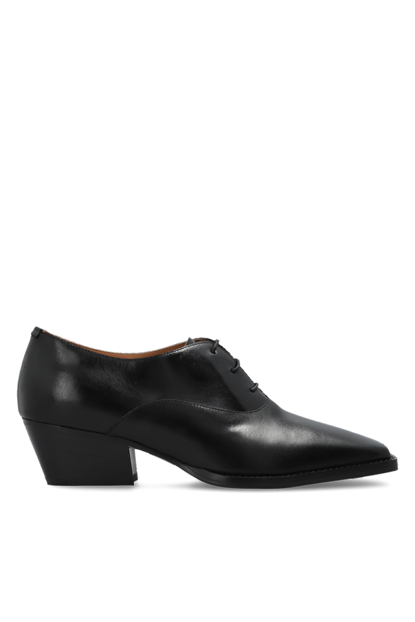 ‘Becky’ leather heeled shoes od JIL SANDER