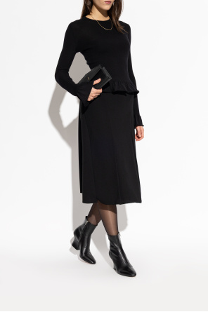 JIL SANDER Leather ankle boots "Lune"