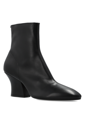 JIL SANDER Leather ankle boots "Lune"