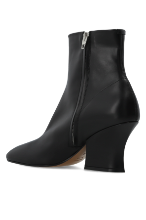 JIL SANDER Leather ankle boots "Lune"