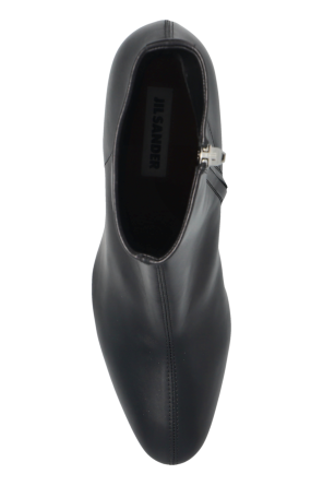 JIL SANDER Leather ankle boots "Lune"