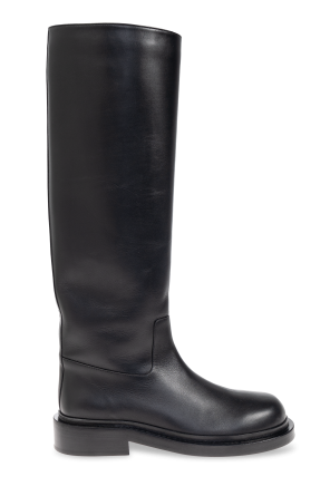 Leather boots