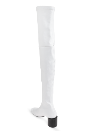 JIL SANDER Leather knee-high boots
