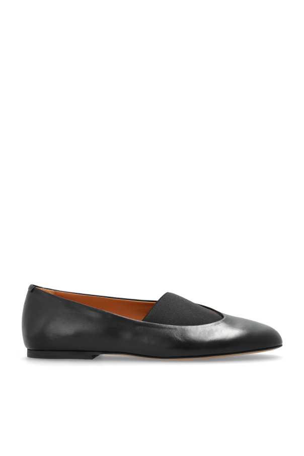 JIL SANDER Leather ballet flats