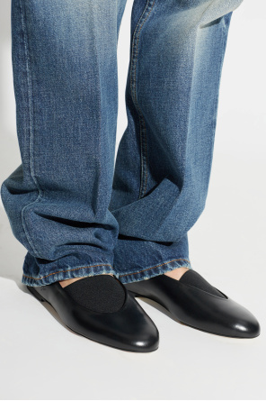 Skórzane baleriny od JIL SANDER