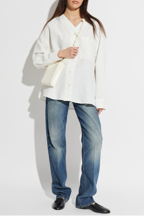 JIL SANDER Leather ballet flats