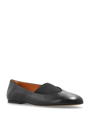 JIL SANDER Leather ballet flats