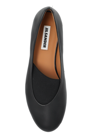 JIL SANDER Leather ballet flats
