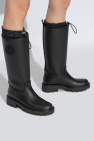Moncler BLACK Kickstream Rain Boots